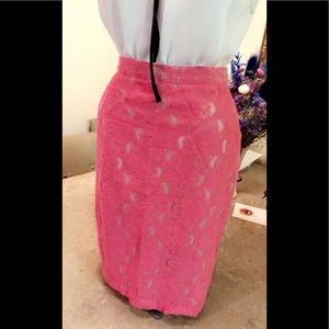 Beautiful salmon color skirt